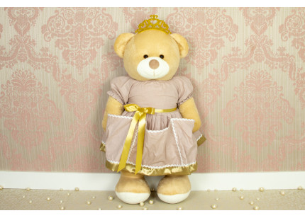 Porta Fraldas Ursa Princesa...