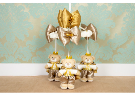 Móbile Urso Príncipe caqui