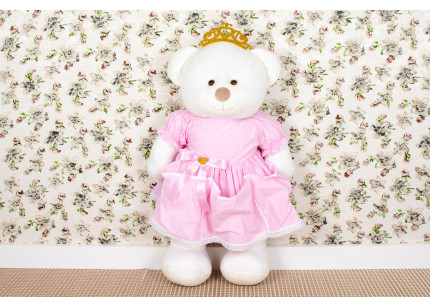Porta Fraldas Ursa Vestido...