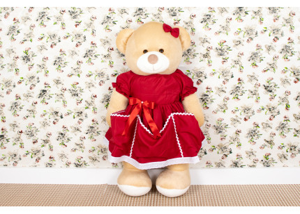 Porta Fraldas Ursa Vestido...