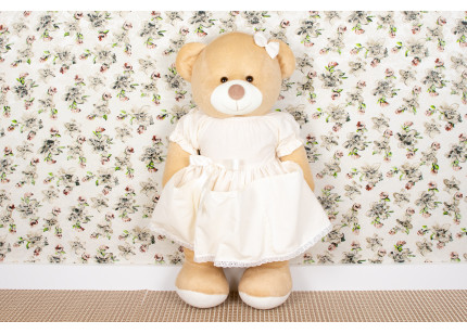 Porta Fraldas Ursa Vestido...