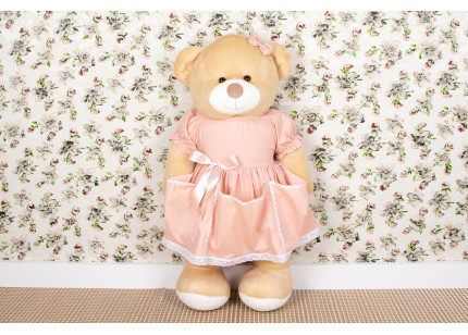 Porta Fraldas Ursa Vestido...