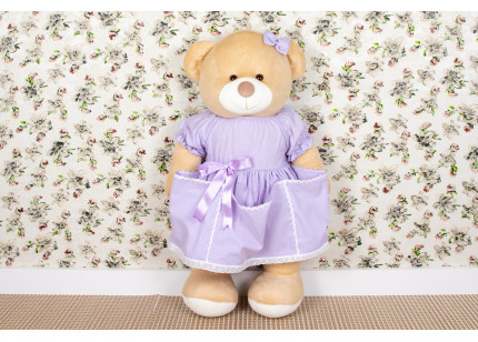 Porta Fraldas Ursa Vestido...