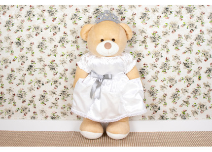 Porta Fraldas Ursa Vestido...