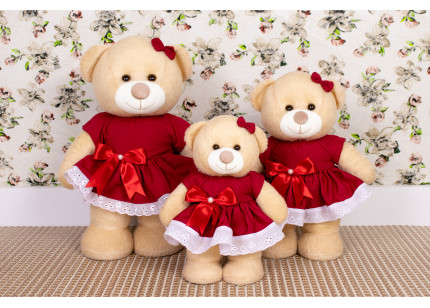 Ursos Amore Vestido com...