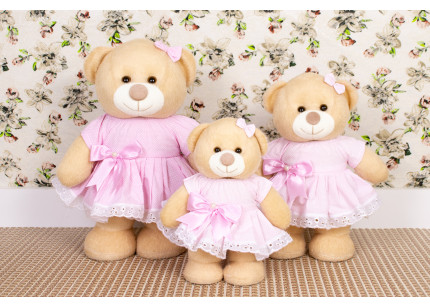 Ursos Amore Vestido com...