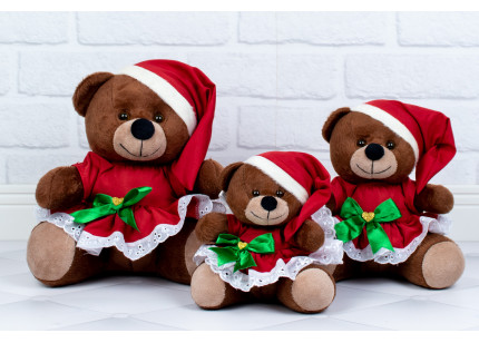 Ursos Tedde Natal Vestido...