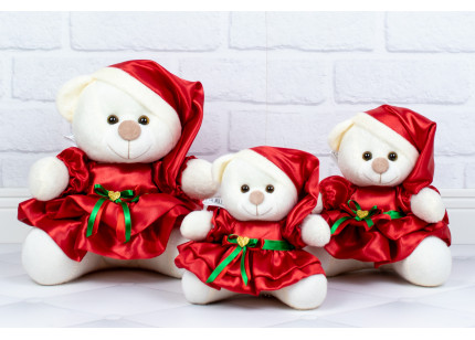 Ursos Tedde Natal Vestido...