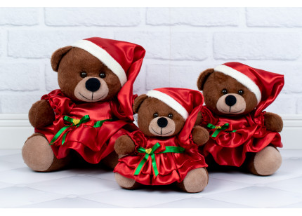 Ursos Tedde Natal Vestido...
