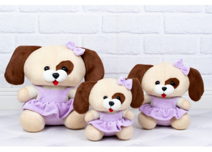 Cachorros Sapeca Vestido Lilás