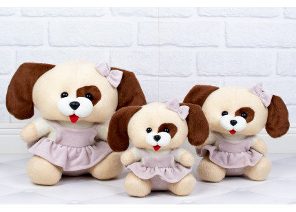 Cachorros Sapeca Vestido Rosê