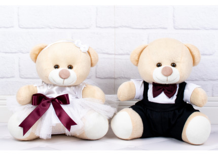 Casal Ursos Tedde Pajem...