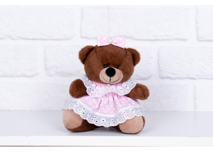 Urso Tedde 12 cm Vestido...