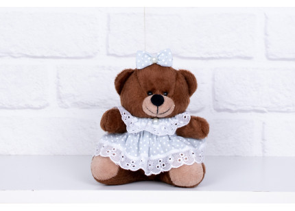 Urso Tedde 12 cm Vestido...