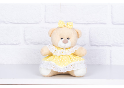 Urso Tedde 12 cm Vestido...