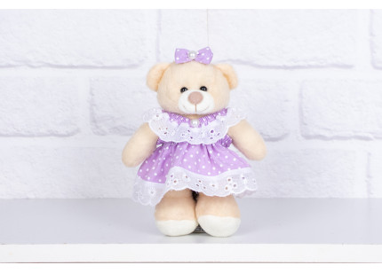 Urso Family 12 cm Vestido...