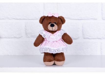 Urso Family 12 cm Vestido...