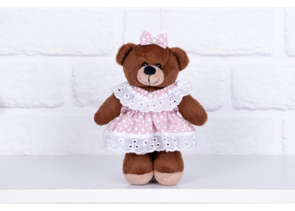 Urso Family 12 cm Vestido...