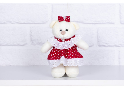 Urso Family 12 cm Vestido...