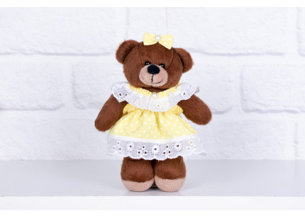 Urso Family 12 cm Vestido...