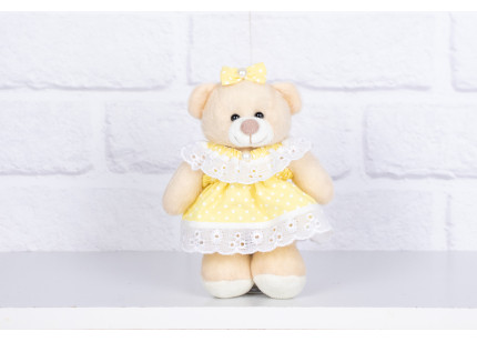 Urso Family 12 cm Vestido...