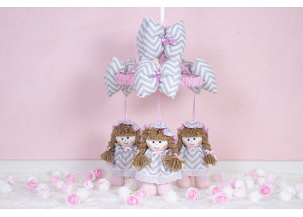 Móbile Boneca Vestido com...
