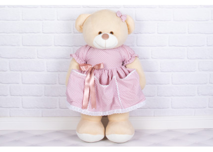 Porta Fraldas Ursa Vestido...