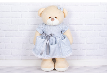 Porta Fraldas Ursa Vestido...