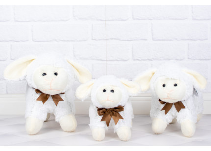 Ovelhas Dolly Laço marrom