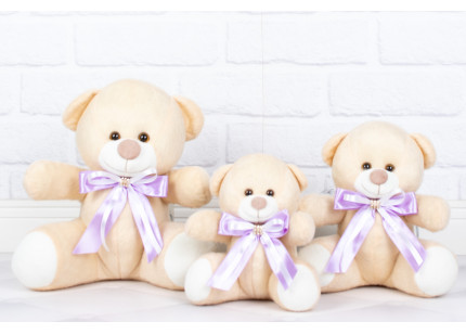 Ursos Tedde Classic Lilás -...