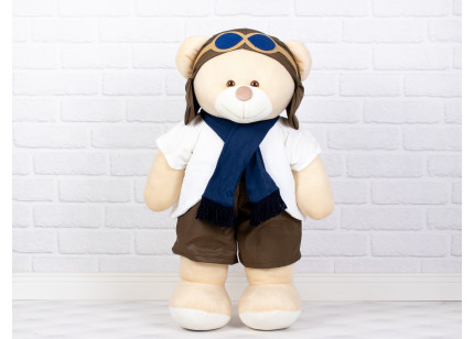 Porta Fraldas Urso Aviador...