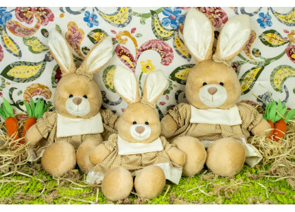 Coelhos Nino Vestido poá...