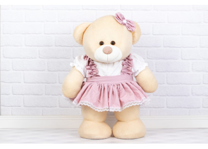 Urso Amore 60 cm Camponesa...