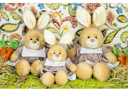 Coelhos Nino Vestido rosê liso