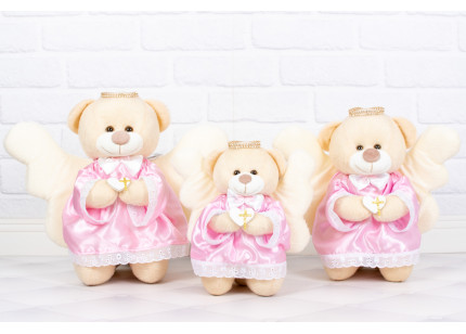 Ursos Anjo Vestido rosa -...