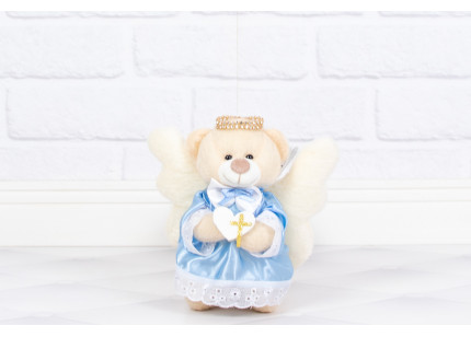 Urso Anjo 15 cm Vestido...