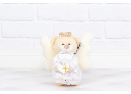 Urso Anjo 15 cm Vestido...
