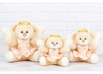 Ursos Tedde Anjinha salmão...