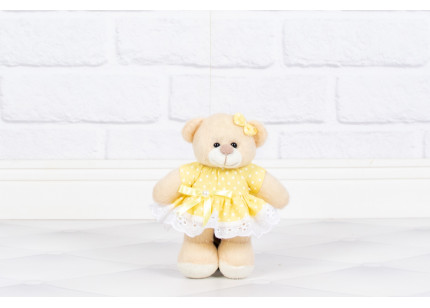 Urso Family 12 cm Vestido...
