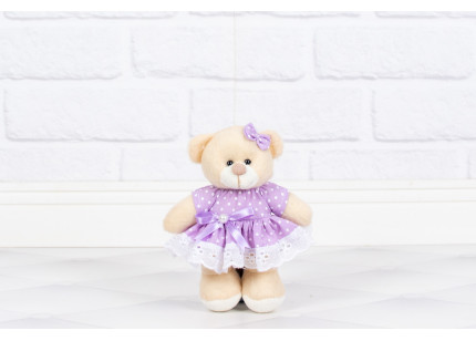 Urso Family 12 cm Vestido...