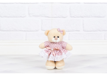 Urso Family 12 cm Vestido...