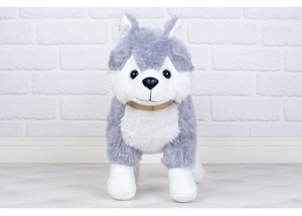 Cachorro Realista Husky 30 cm