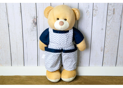 Porta Fraldas Urso Macacão...