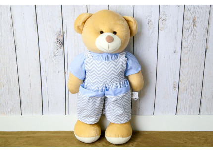 Porta Fraldas Urso Macacão...