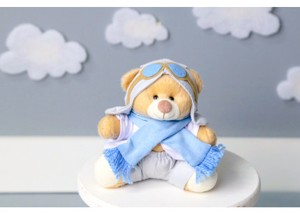 Urso Tedde 12 cm Aviador...