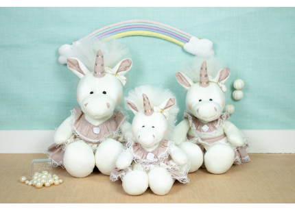 Unicórnios Vestido floral...