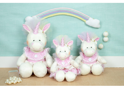 Unicórnios Vestido floral...