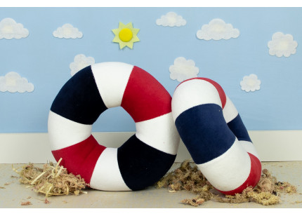 Bóia marinho, branco e...