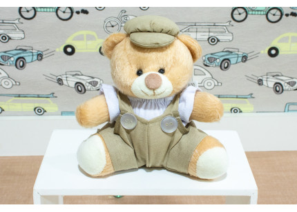 Urso Tedde 0,12 cm Macacão...
