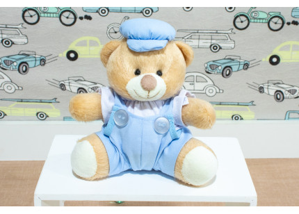 Urso Tedde 0,12 cm Macacão...